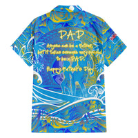 Father's Day Tuvalu Family Matching Tank Maxi Dress and Hawaiian Shirt Special Dad Polynesia Paradise