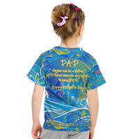 Father's Day Tuvalu Kid T Shirt Special Dad Polynesia Paradise DT02 - Polynesian Pride