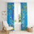 Father's Day Tuvalu Window Curtain Special Dad Polynesia Paradise