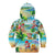 Guam Christmas Kid Hoodie Santa Claus Beach and Wave DT02 - Polynesian Pride
