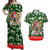 Guam Christmas Couples Matching Off Shoulder Maxi Dress and Hawaiian Shirt Felis Pusgua Tropical Xmas Patterns DT02 Green - Polynesian Pride
