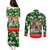 Guam Christmas Couples Matching Puletasi Dress and Long Sleeve Button Shirts Felis Pusgua Tropical Xmas Patterns DT02 - Polynesian Pride
