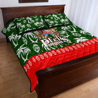 Guam Christmas Quilt Bed Set Felis Pusgua Tropical Xmas Patterns DT02 - Polynesian Pride