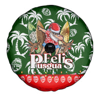 Guam Christmas Spare Tire Cover Felis Pusgua Tropical Xmas Patterns DT02 - Polynesian Pride