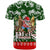 Guam Christmas T Shirt Felis Pusgua Tropical Xmas Patterns DT02 - Polynesian Pride