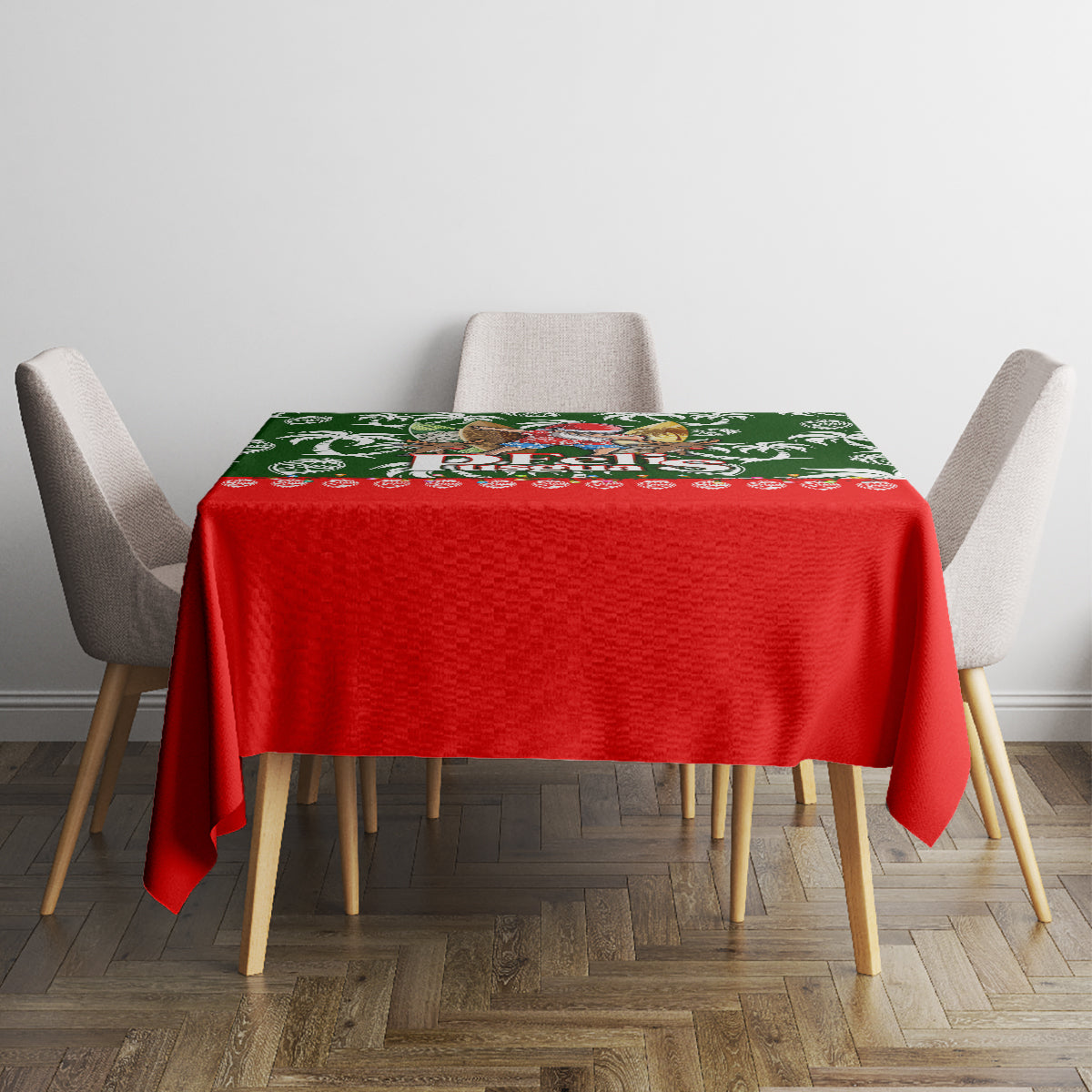 Guam Christmas Tablecloth Felis Pusgua Tropical Xmas Patterns DT02 - Polynesian Pride