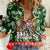 Guam Christmas Women Casual Shirt Felis Pusgua Tropical Xmas Patterns DT02 Female Green - Polynesian Pride