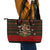 Meri Kirihimete New Zealand Leather Tote Bag Christmas Kiwi Maori DT02 - Polynesian Pride