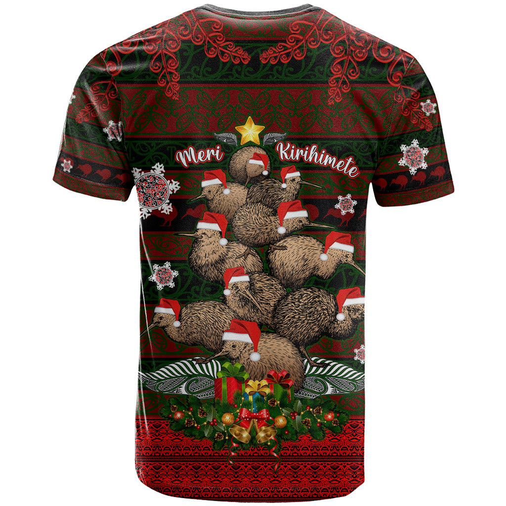 Meri Kirihimete New Zealand T Shirt Christmas Kiwi Maori DT02 - Polynesian Pride