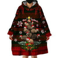 Meri Kirihimete New Zealand Wearable Blanket Hoodie Christmas Kiwi Maori DT02 - Polynesian Pride