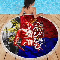 Philippines Bonifacio Day Beach Blanket DT02 - Polynesian Pride