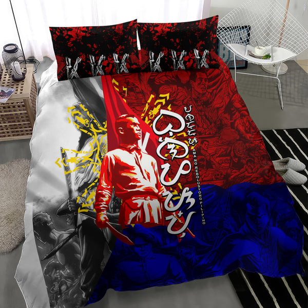 Personalized African Woman Bedding Set Tropical Style DT02 main image 1