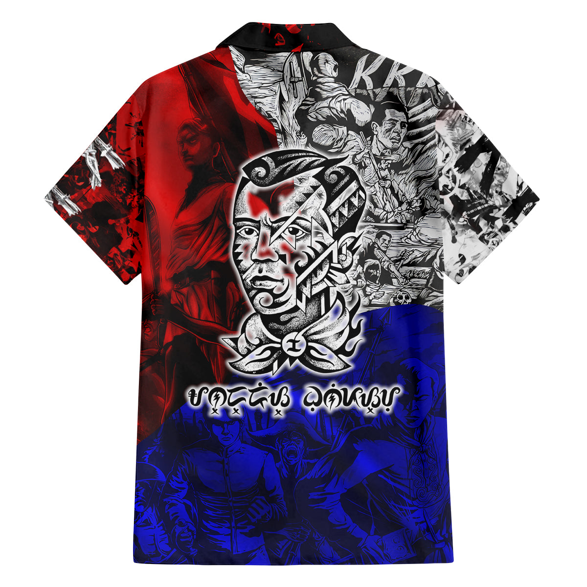 Philippines Bonifacio Day Family Matching Off Shoulder Short Dress and Hawaiian Shirt DT02 - Polynesian Pride