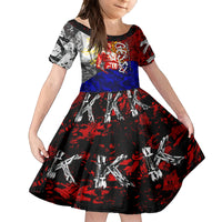 Philippines Bonifacio Day Kid Short Sleeve Dress DT02 KID Art - Polynesian Pride