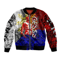 Philippines Bonifacio Day Sleeve Zip Bomber Jacket DT02 Unisex Art - Polynesian Pride