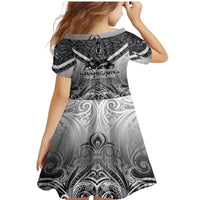 New Zealand Family Matching Mermaid Dress and Hawaiian Shirt Rugby Aotearoa Champions DT02 - Polynesian Pride