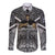 New Zealand Long Sleeve Button Shirt Rugby Aotearoa Champions DT02 Unisex Black - Polynesian Pride