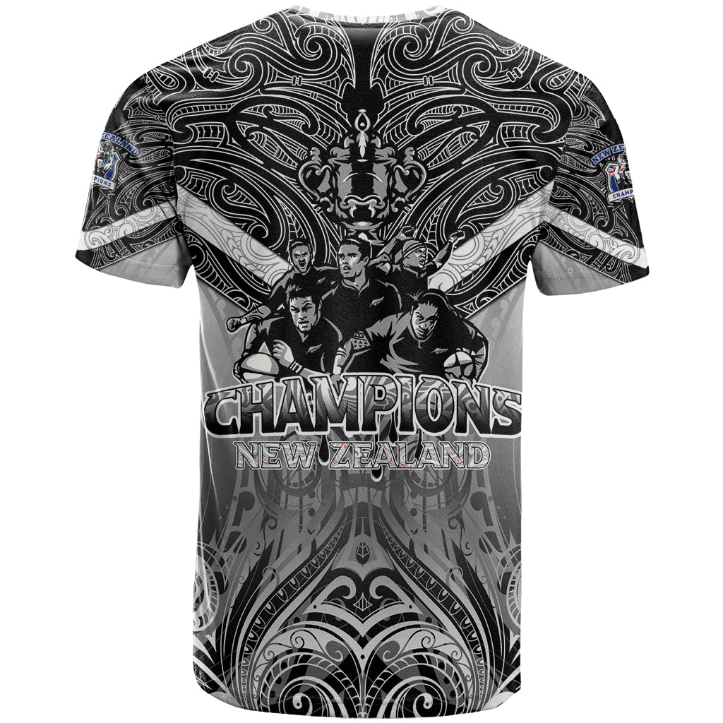 New Zealand T Shirt Rugby Aotearoa Champions DT02 - Polynesian Pride
