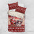Dog Sled Christmas Bedding Set Husky Sleigh Ride Design - Polynesian Pride