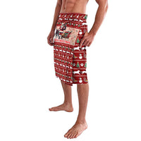 Dog Sled Christmas Lavalava Husky Sleigh Ride Design - Polynesian Pride