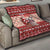 Dog Sled Christmas Quilt Husky Sleigh Ride Design - Polynesian Pride