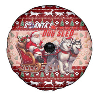 Dog Sled Christmas Spare Tire Cover Husky Sleigh Ride Design - Polynesian Pride