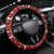 Dog Sled Christmas Steering Wheel Cover Husky Sleigh Ride Design - Polynesian Pride
