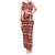 Dog Sled Christmas Tank Maxi Dress Husky Sleigh Ride Design - Polynesian Pride