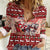 Dog Sled Christmas Women Casual Shirt Husky Sleigh Ride Design - Polynesian Pride