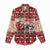 Dog Sled Christmas Women Casual Shirt Husky Sleigh Ride Design - Polynesian Pride