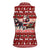 Dog Sled Christmas Women Sleeveless Polo Shirt Husky Sleigh Ride Design - Polynesian Pride