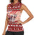 Dog Sled Christmas Women Sleeveless Polo Shirt Husky Sleigh Ride Design - Polynesian Pride
