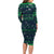 Merry Christmas New Zealand Family Matching Long Sleeve Bodycon Dress and Hawaiian Shirt Xmas Travel Map - Polynesian Pride