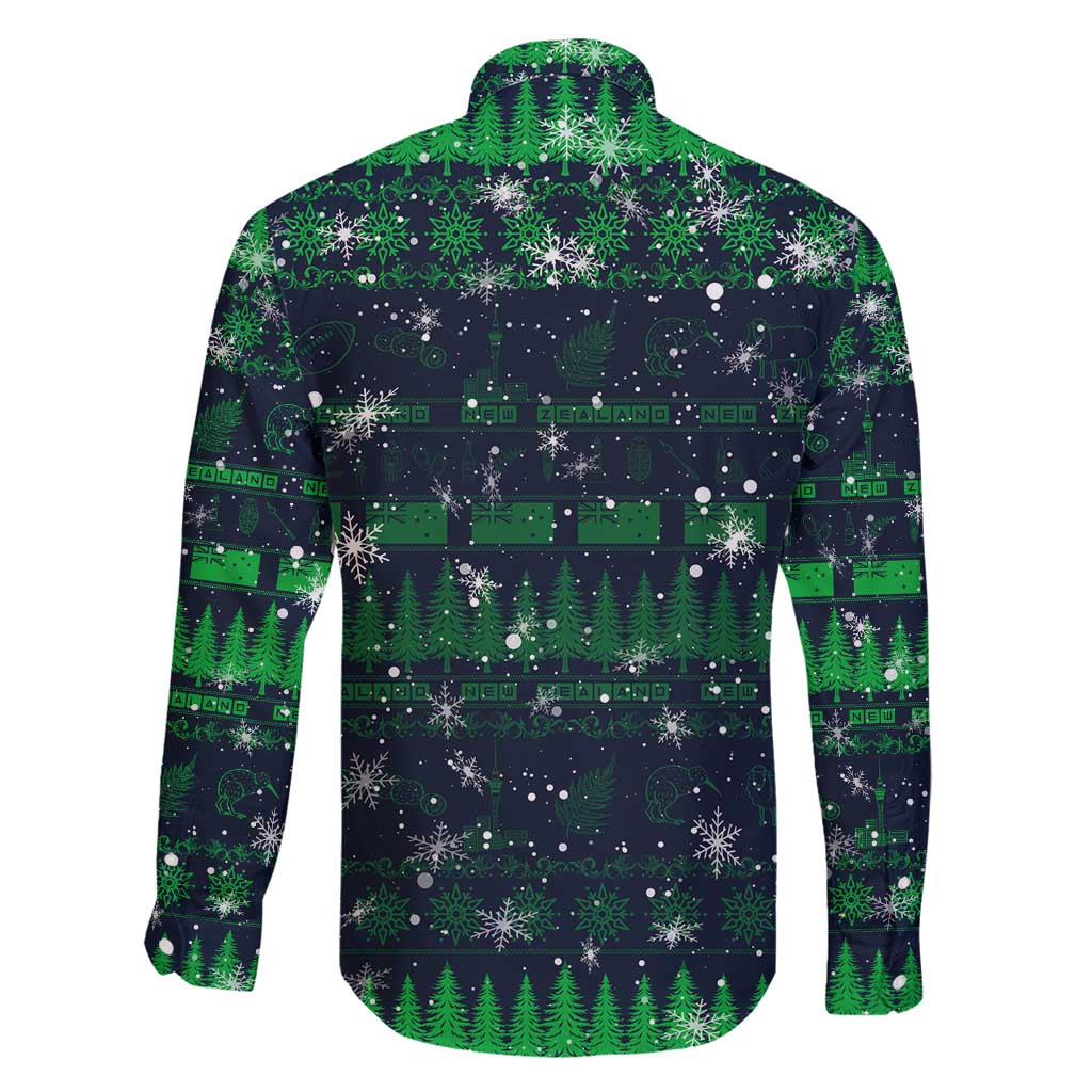 Merry Christmas New Zealand Family Matching Off Shoulder Maxi Dress and Hawaiian Shirt Xmas Travel Map - Polynesian Pride