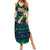 Merry Christmas New Zealand Family Matching Summer Maxi Dress and Hawaiian Shirt Xmas Travel Map - Polynesian Pride
