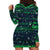 Merry Christmas New Zealand Hoodie Dress Xmas Travel Map - Polynesian Pride