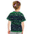Merry Christmas New Zealand Kid T Shirt Xmas Travel Map - Polynesian Pride