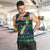 Merry Christmas New Zealand Men Tank Top Xmas Travel Map - Polynesian Pride