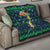 Merry Christmas New Zealand Quilt Xmas Travel Map - Polynesian Pride