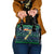 Merry Christmas New Zealand Shoulder Handbag Xmas Travel Map - Polynesian Pride