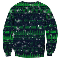 Merry Christmas New Zealand Sweatshirt Xmas Travel Map - Polynesian Pride