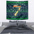 Merry Christmas New Zealand Tapestry Xmas Travel Map - Polynesian Pride