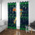 Merry Christmas New Zealand Window Curtain Xmas Travel Map - Polynesian Pride