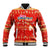 Merry Christmas Hawaii Baseball Jacket Xmas Travel Map - Polynesian Pride