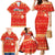 Merry Christmas Hawaii Family Matching Mermaid Dress and Hawaiian Shirt Xmas Travel Map - Polynesian Pride