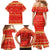 Merry Christmas Hawaii Family Matching Mermaid Dress and Hawaiian Shirt Xmas Travel Map - Polynesian Pride
