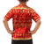 Merry Christmas Hawaii Family Matching Off The Shoulder Long Sleeve Dress and Hawaiian Shirt Xmas Travel Map - Polynesian Pride