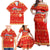 Merry Christmas Hawaii Family Matching Off Shoulder Maxi Dress and Hawaiian Shirt Xmas Travel Map - Polynesian Pride