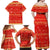 Merry Christmas Hawaii Family Matching Off Shoulder Maxi Dress and Hawaiian Shirt Xmas Travel Map - Polynesian Pride