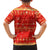 Merry Christmas Hawaii Family Matching Off Shoulder Short Dress and Hawaiian Shirt Xmas Travel Map - Polynesian Pride